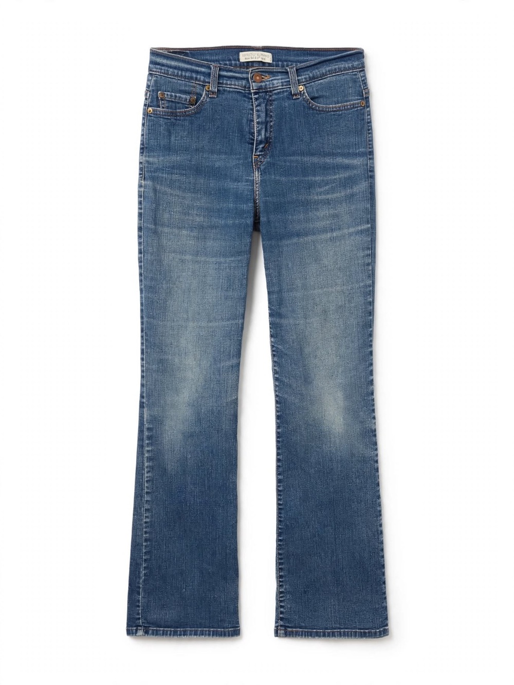 Levi's 512 Perfectly Slimming Boot Cut Jeans Womens 10 M Medium Wash Stretch